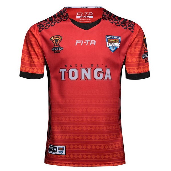 Maillot Rugby Tonga RLWC Domicile 2017 2018 Rouge